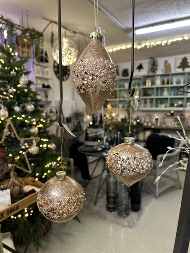 Weihnachtskugel Pailletten