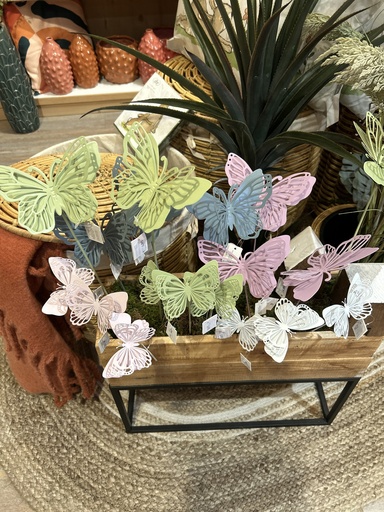 Metallstecker Schmetterling