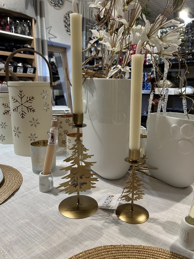 Kerzenhalter-Tanne (gold)