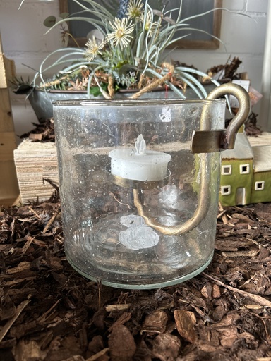[P0002158] Glas-Teelichthalter mit Einsatz