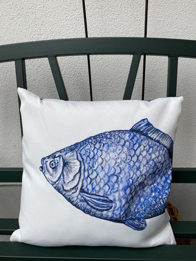 [P0002276] Kissen mit Fischmotiv