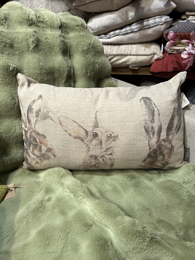 [P0002410] Kissen mit Hasendruck