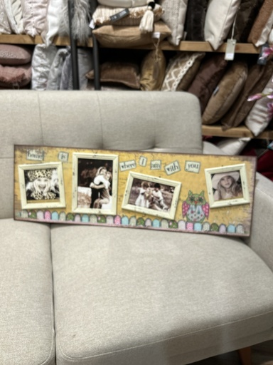 [P0002412] Bilderrahmen Shabby Look Eule (groß)