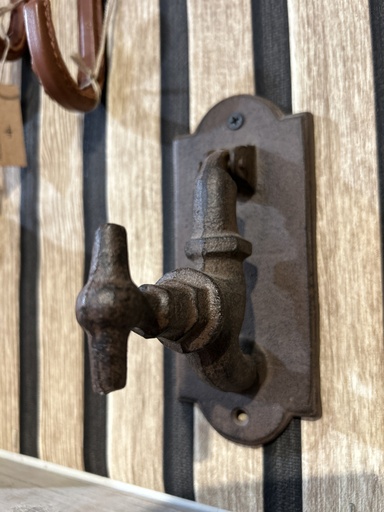 [P0002416] Türklopfer "Shabby Look" Gußeisen