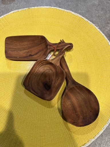 [P0002417] Küchenhelfer Set aus Olivenholz 3tlg