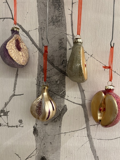 Weihnachtsbaumanhänger Obst