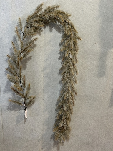 [P0002827] Blaufichtengirlande grau 185 cm