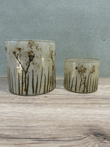 [P0002879-klein] Windlicht mit Trockenblumen