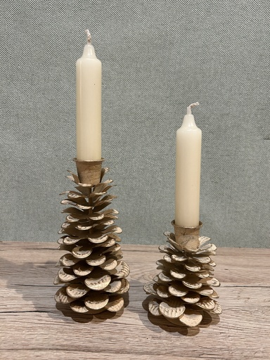 Kerzenhalter Zapfenform