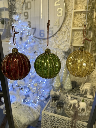 Weihnachtskugel Antik "groß"