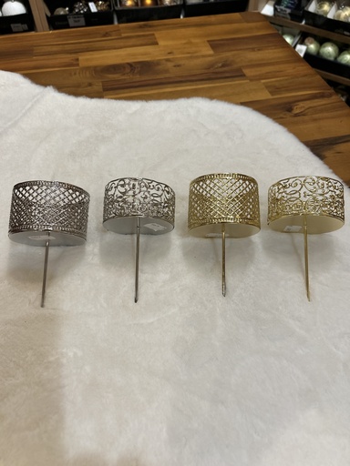 Kerzenhalter Adventkranz "Gitter"