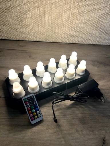 [P0000184] Duni-Station mit 12 LED-Lichter