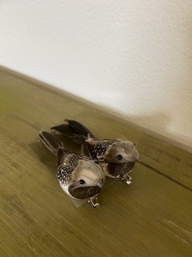 [P0003108] Dekovogel 2er Set auf Clip