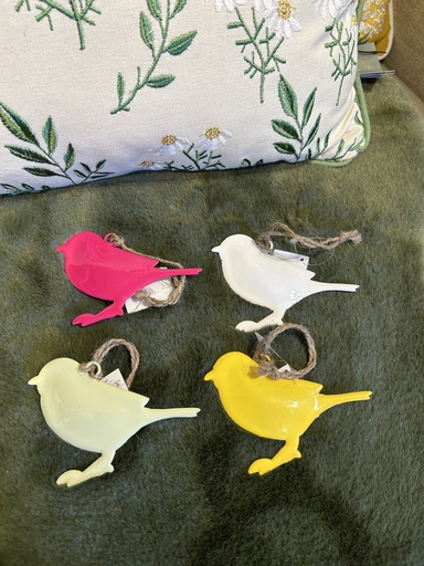 Metallvogel zum Hängen 10cm