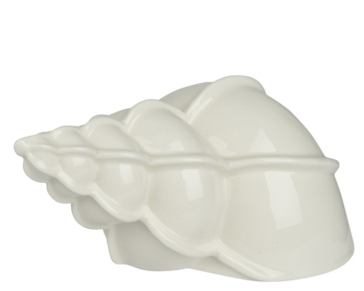 Muschel Keramik off-white