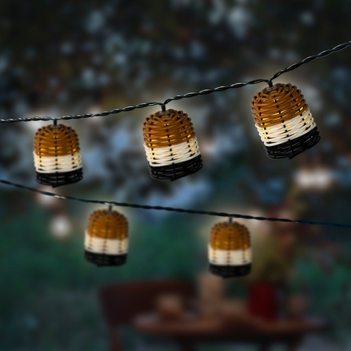 [P0003459] Solar Lichterkette 8 LED Länge 210 cm