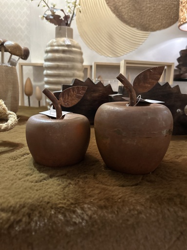 Apfel Metall Rostoptik
