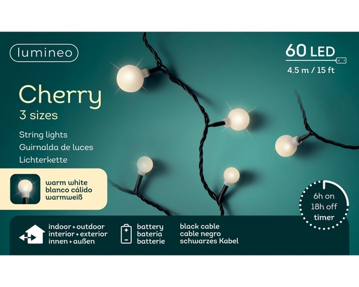 [P0003641] Lichterkette Cherry 60 LED