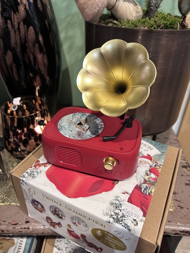 [P0003669] Grammophon Vintage mit 24 Weihnachtsliedern