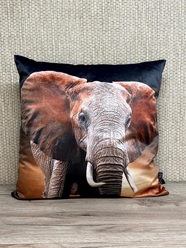 [P0000433] Kissen mit Füllung "Elefant" 45x45cm