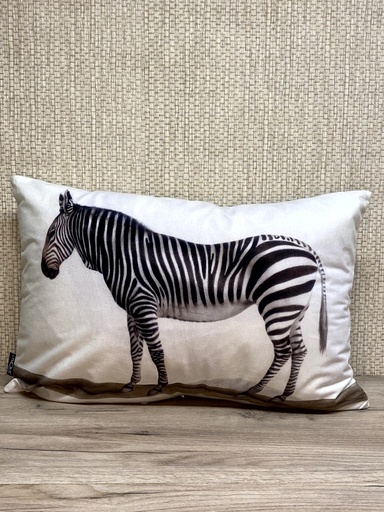 [P0000435] Kissen mit Füllung "Zebra", 60x40cm
