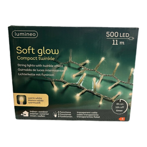 [P0000694] Lumineo Soft glow Lichterkette 500er