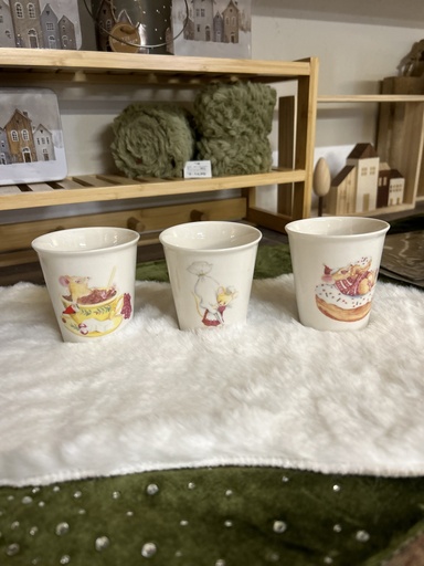 [P0000798] Becher Weihnachtsmaus 3er Set